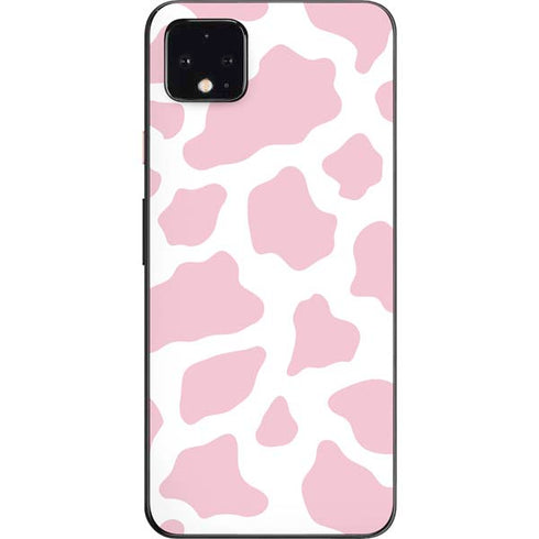 Pink Cow Print Google Pixel 4 XL Skin